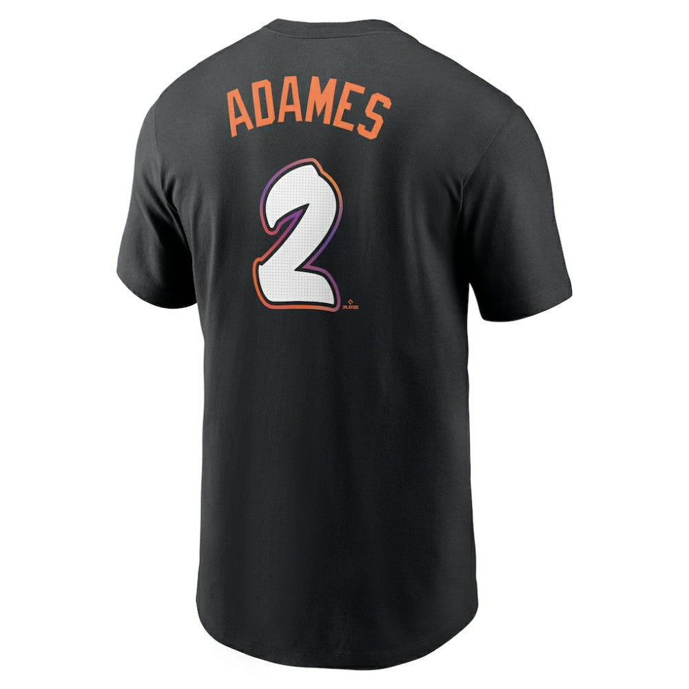 Willy Adames San Francisco Giants Nike 2025 City Connect Fuse Name & Number T-Shirt - Black T-shirts
