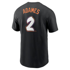 Willy Adames San Francisco Giants Nike 2025 City Connect Fuse Name & Number T-Shirt - Black T-shirts