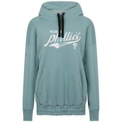 Philadelphia Phillies Levelwear Women's Waterfall Glide Pullover Hoodie - Blue Hoodies