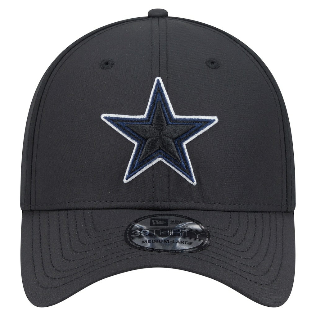 Dallas Cowboys New Era 39THIRTY Flex Hat - Black Hats