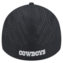 Dallas Cowboys New Era 39THIRTY Flex Hat - Black Hats