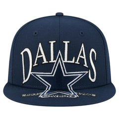 Dallas Cowboys New Era Oversized 59FIFTY Fitted Hat - Navy Hats
