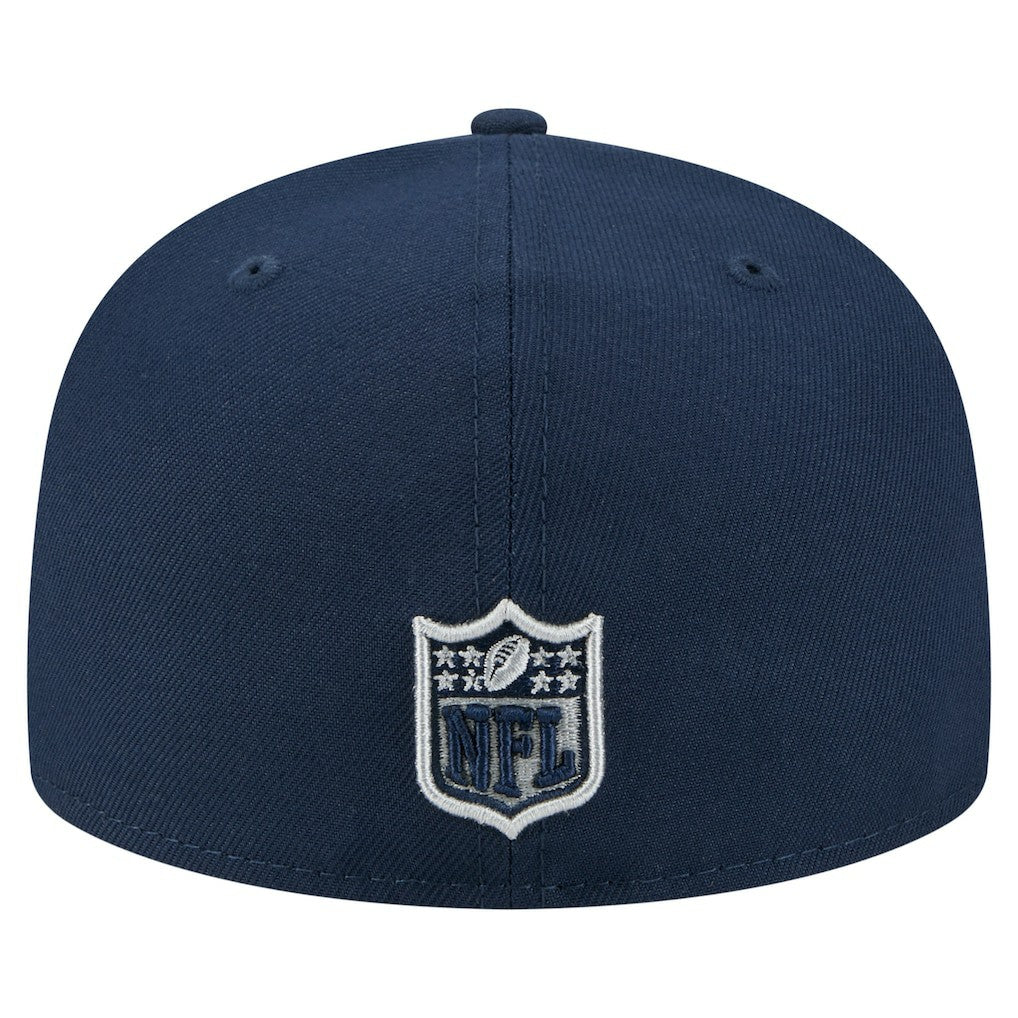 Dallas Cowboys New Era Oversized 59FIFTY Fitted Hat - Navy Hats