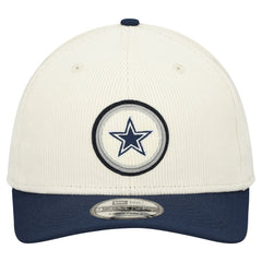 Dallas Cowboys New Era Loyal Corduroy 9SEVENTY Adjustable Hat - Cream Hats