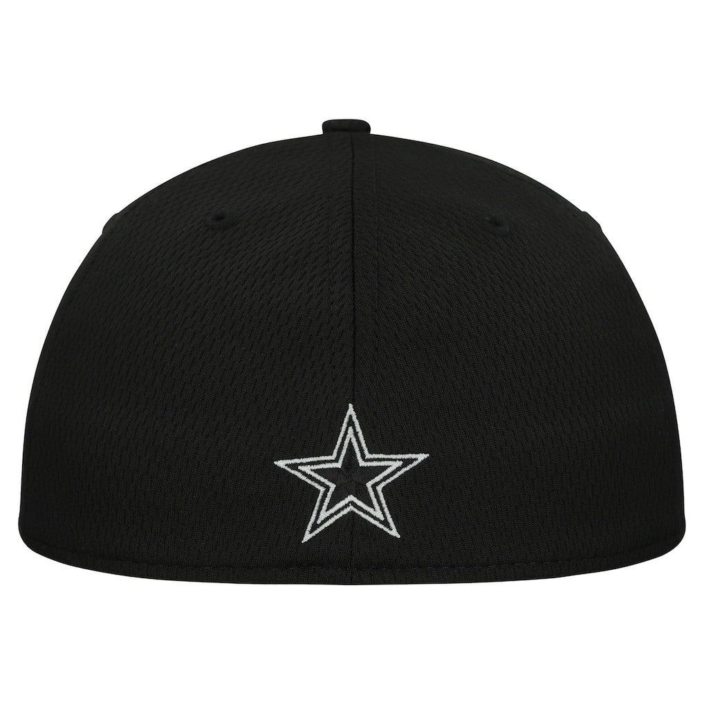 Dallas Cowboys New Era Scoreboard 39THIRTY Flex Hat - Black Hats