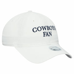 Dallas Cowboys New Era Women's Team Fan 9TWENTY Adjustable Hat - White Hats
