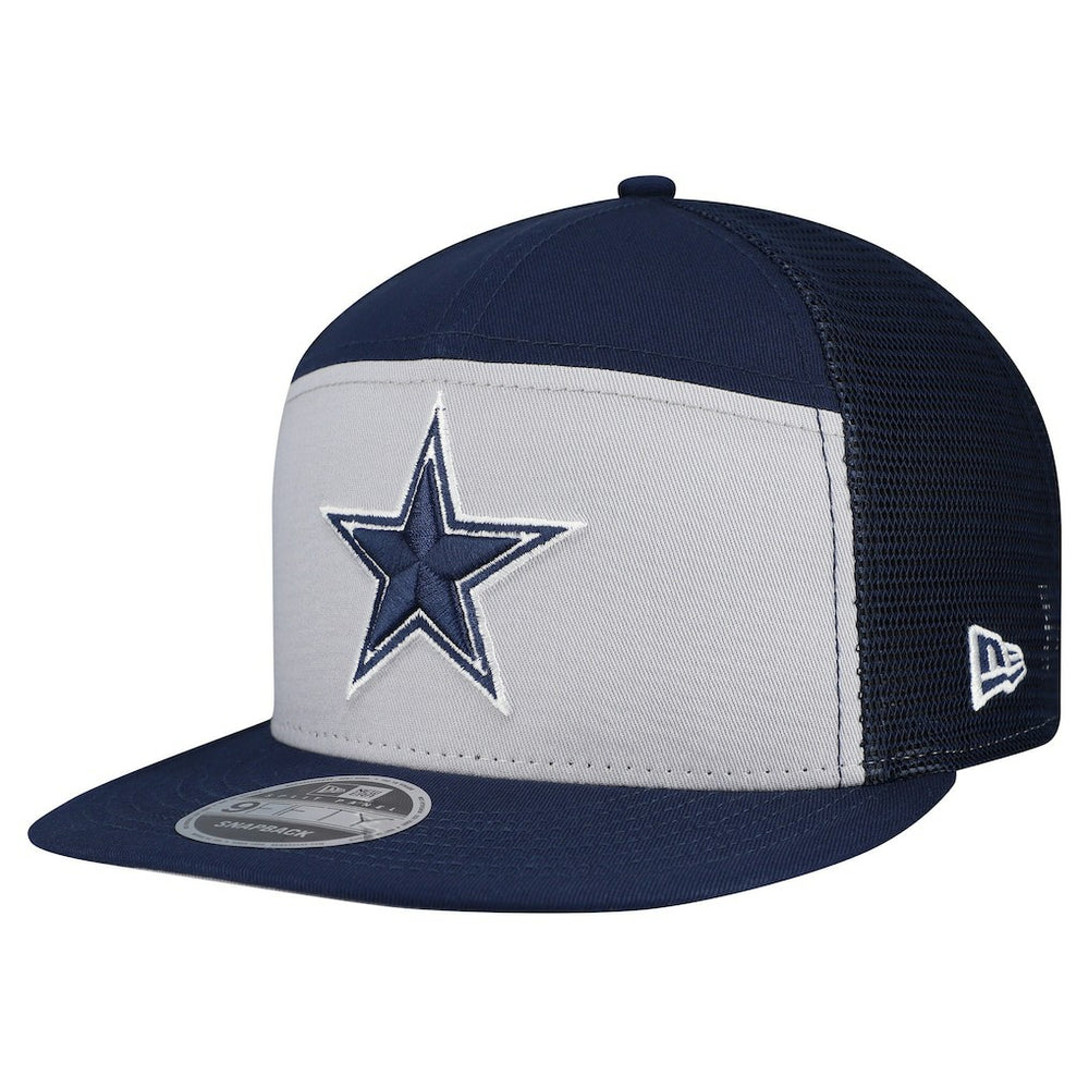 Dallas Cowboys New Era Outdoor Split Panel 9FIFTY Snapback Hat - Gray/Navy Hats