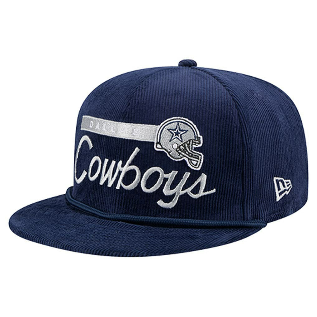 Dallas Cowboys New Era Cord Rope 9FIFTY Snapback Hat - Navy Hats