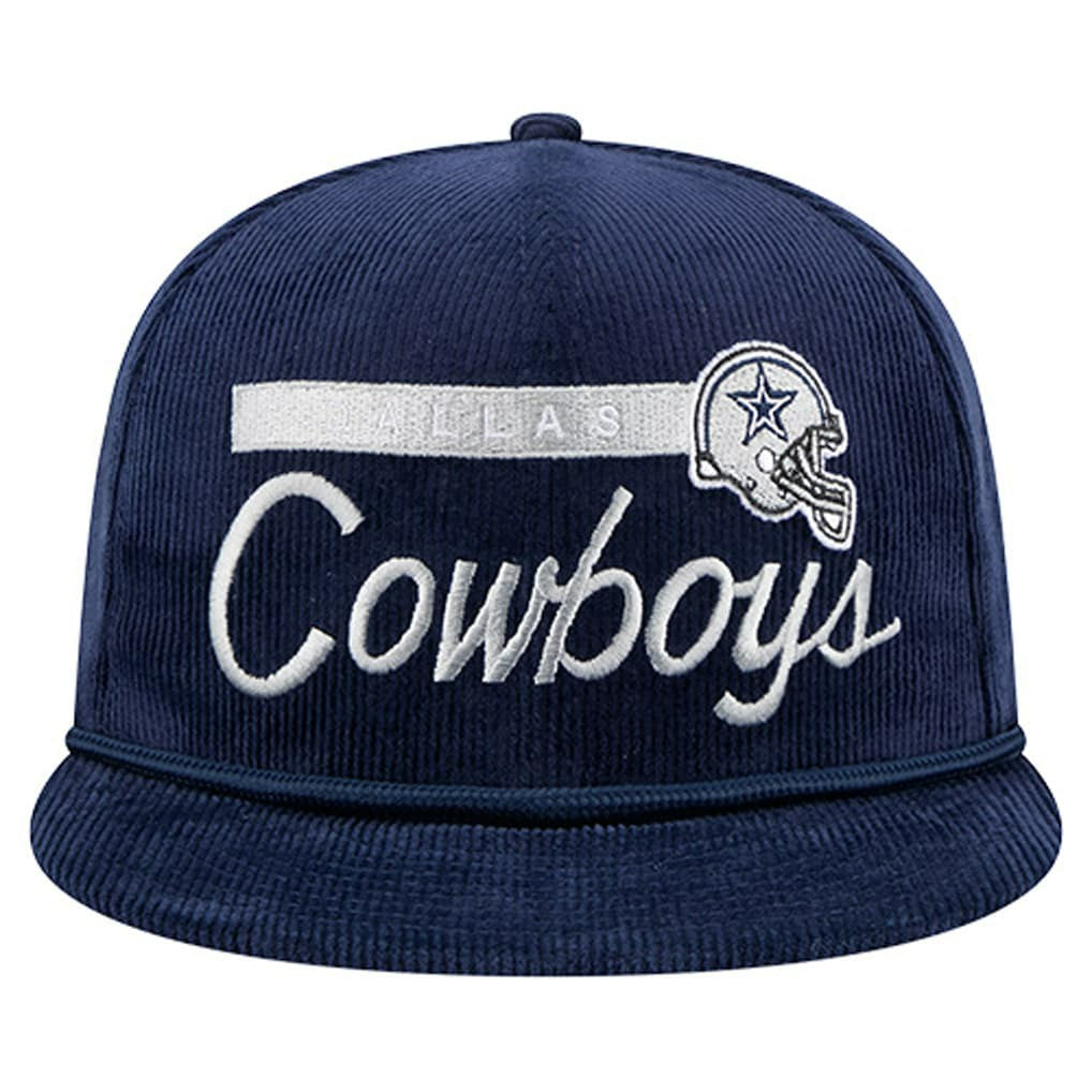 Dallas Cowboys New Era Cord Rope 9FIFTY Snapback Hat - Navy Hats