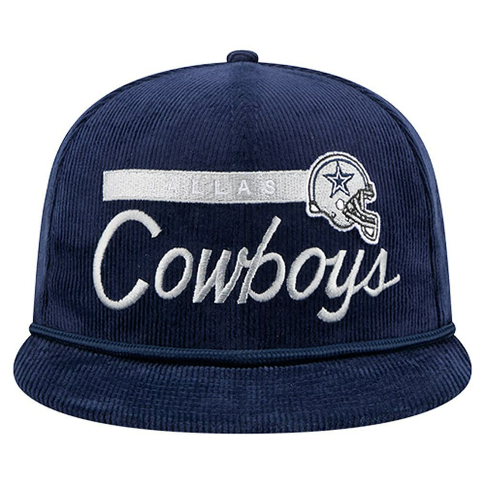 Dallas Cowboys New Era Cord Rope 9FIFTY Snapback Hat - Navy Hats