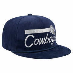 Dallas Cowboys New Era Cord Rope 9FIFTY Snapback Hat - Navy Hats