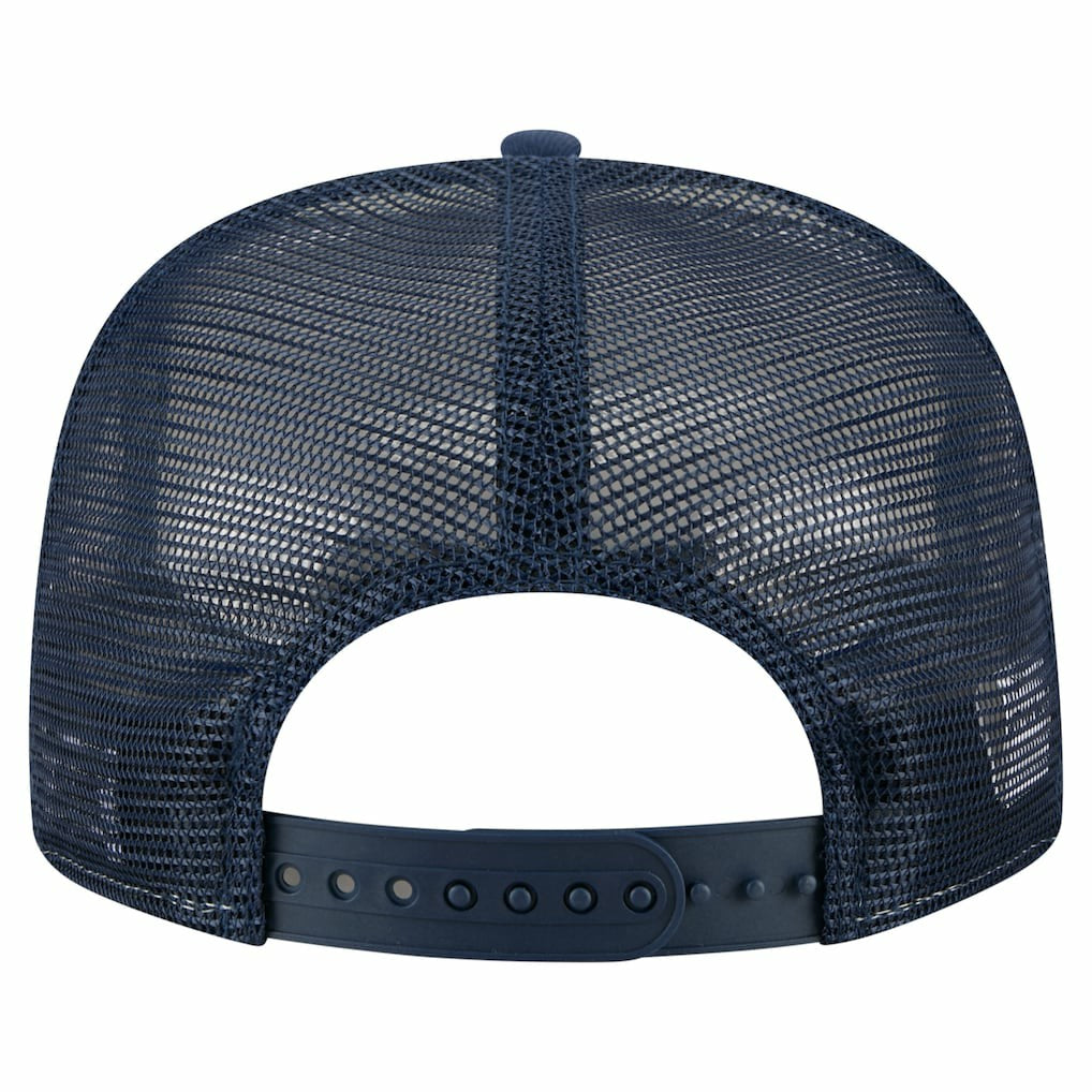 Dallas Cowboys New Era Cutout A-Frame 9FIFTY Snapback Hat - Cream/Navy Hats