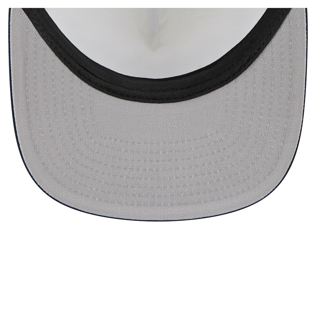 Dallas Cowboys New Era Cutout A-Frame 9FIFTY Snapback Hat - Cream/Navy Hats