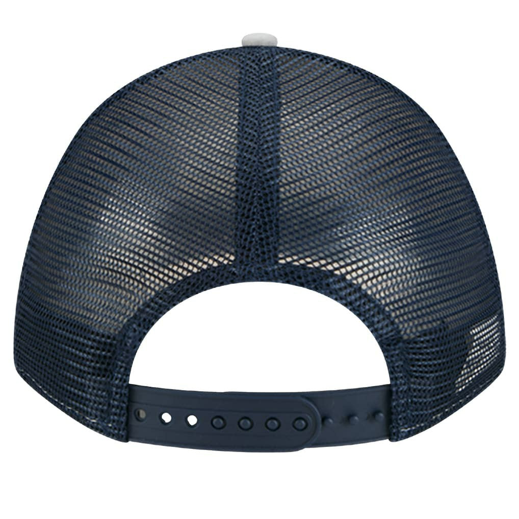 Dallas Cowboys New Era Linear A-Frame 9FORTY Adjustable Hat - Silver/Navy Hats