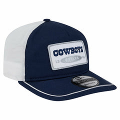 Dallas Cowboys New Era Patch 19TWENTY Adjustable Hat - Navy/White Hats