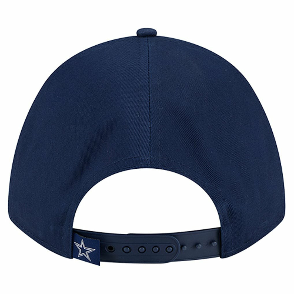 Dallas Cowboys New Era Women's Metallic A-Frame 9FORTY Adjustable Hat - Navy Hats
