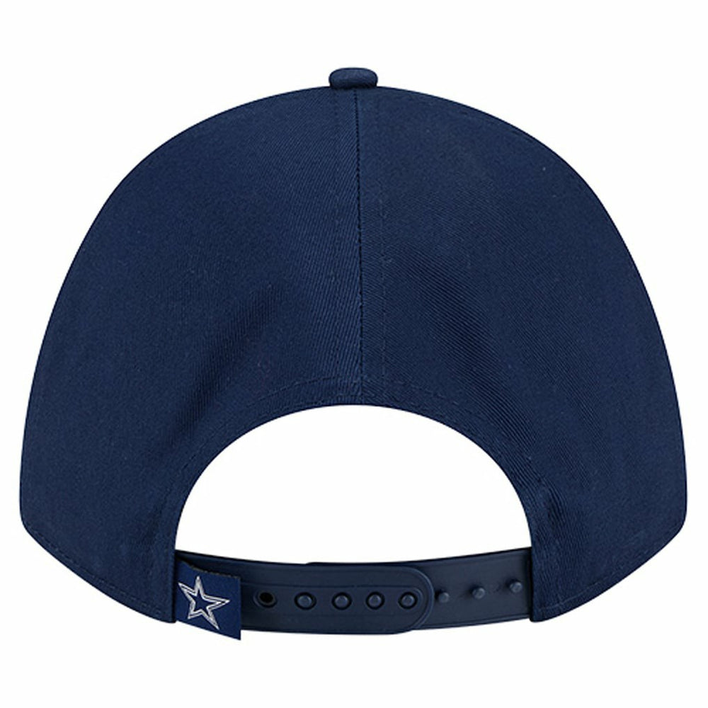 Dallas Cowboys New Era Women's Metallic A-Frame 9FORTY Adjustable Hat - Navy Hats