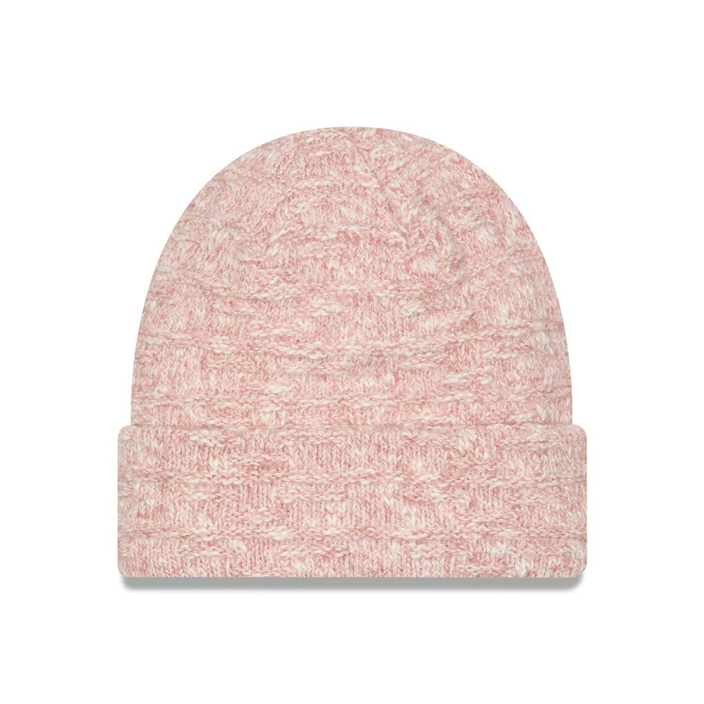 Dallas Cowboys New Era Women's Metallic Cuffed Knit Hat - Pink Hats