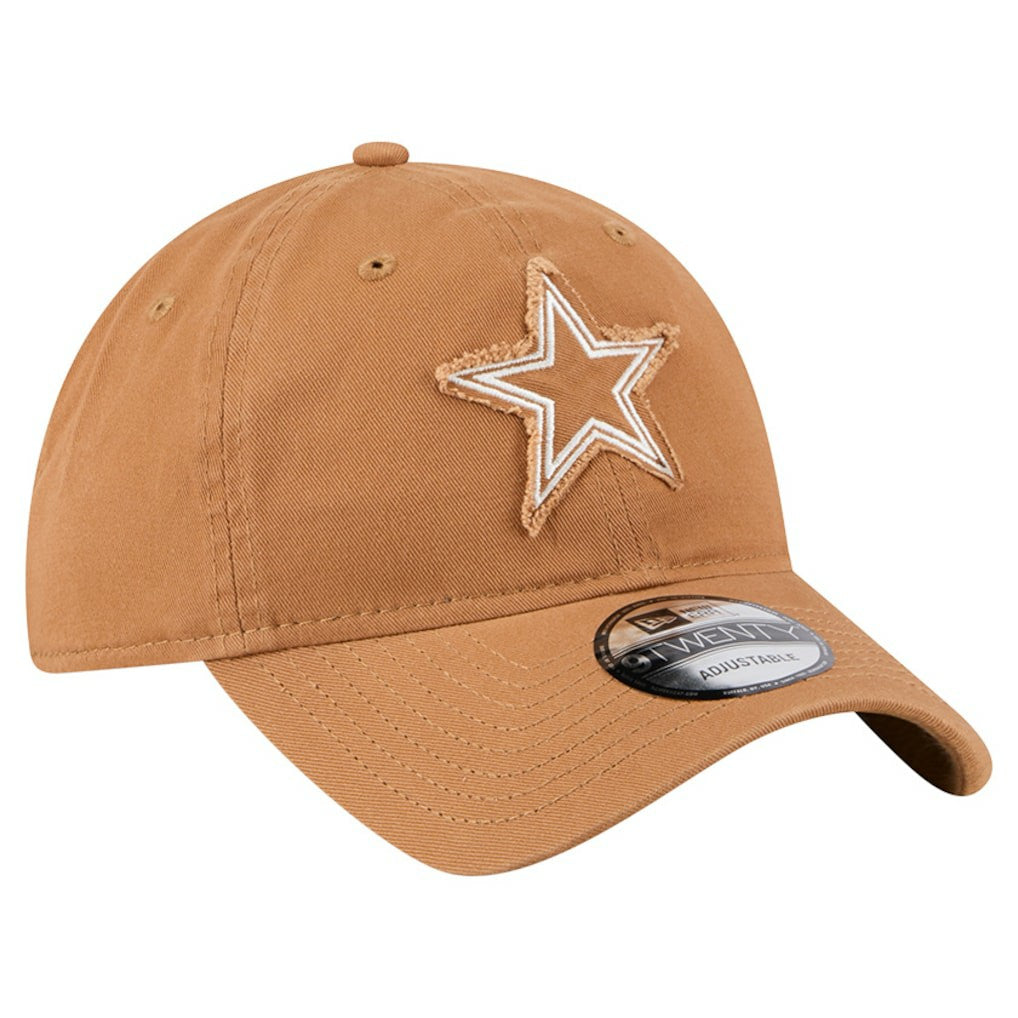 Dallas Cowboys New Era Stamp 9TWENTY Adjustable Hat - Brown Hats