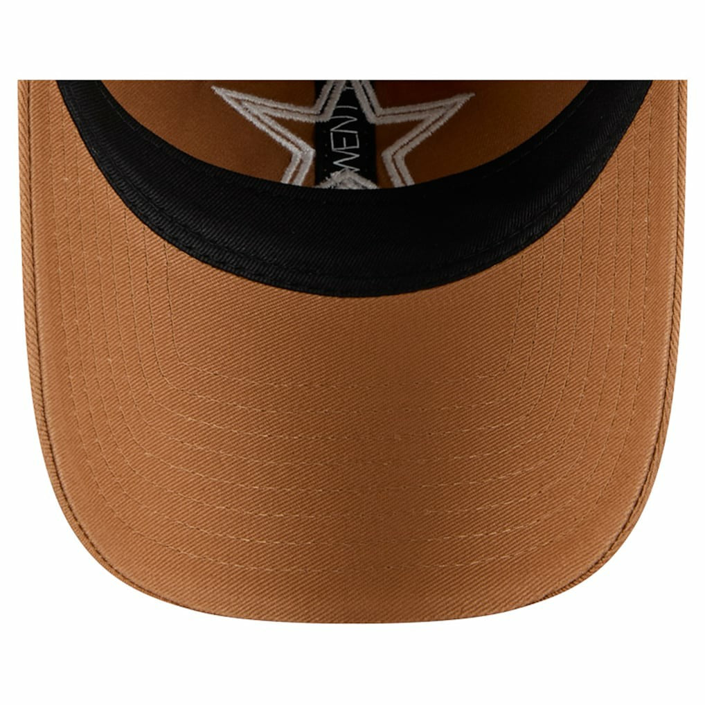 Dallas Cowboys New Era Stamp 9TWENTY Adjustable Hat - Brown Hats