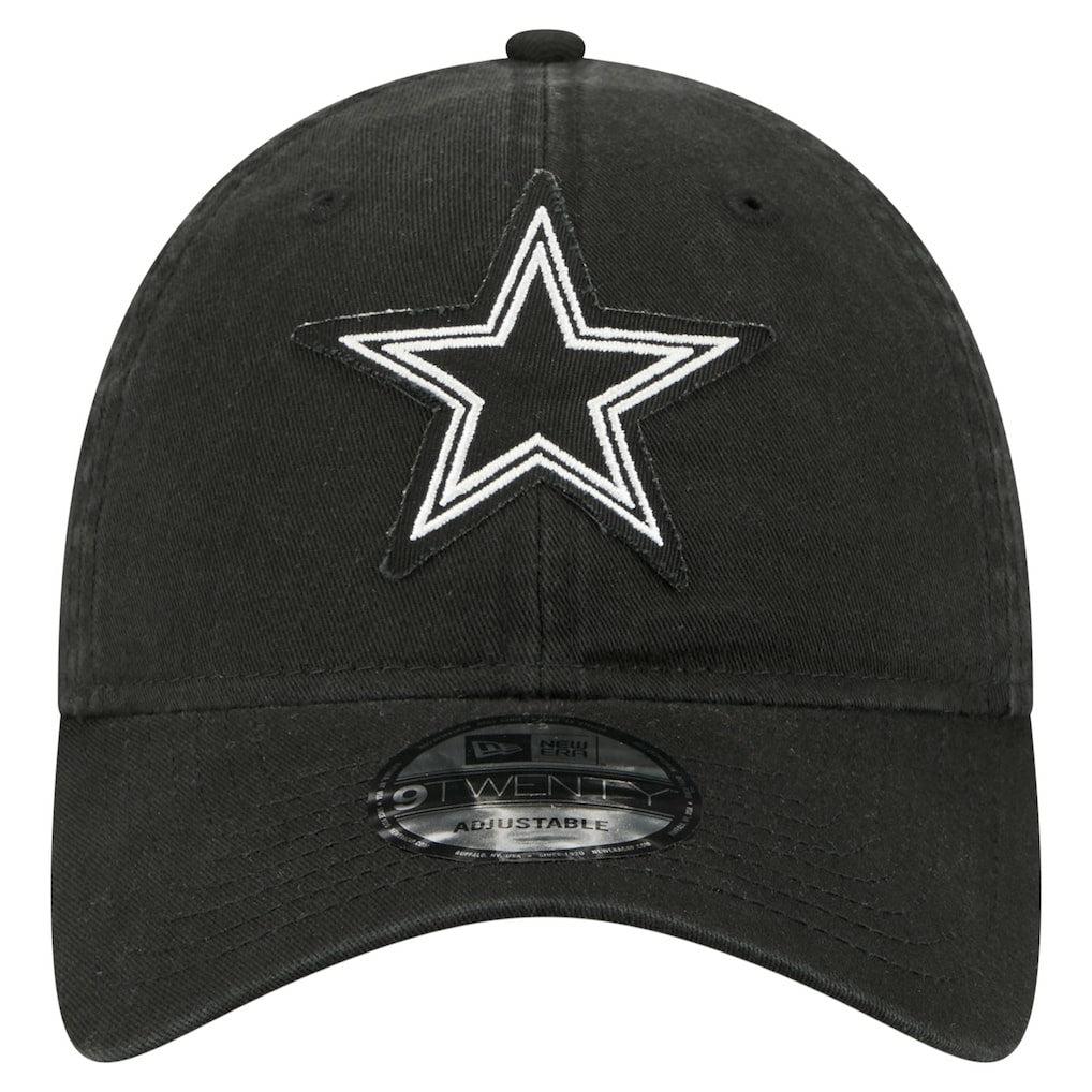 Dallas Cowboys New Era Stamp 9TWENTY Adjustable Hat - Black Hats