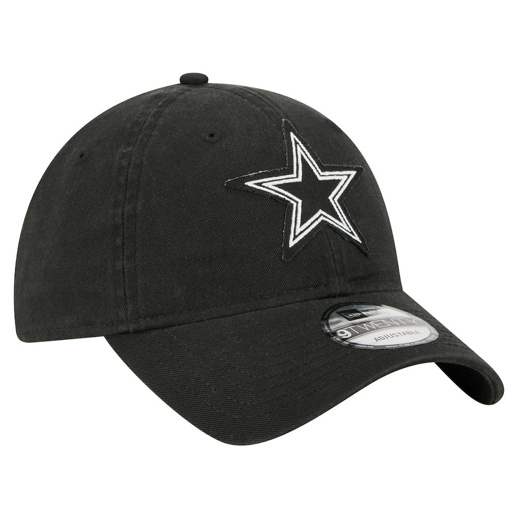 Dallas Cowboys New Era Stamp 9TWENTY Adjustable Hat - Black Hats