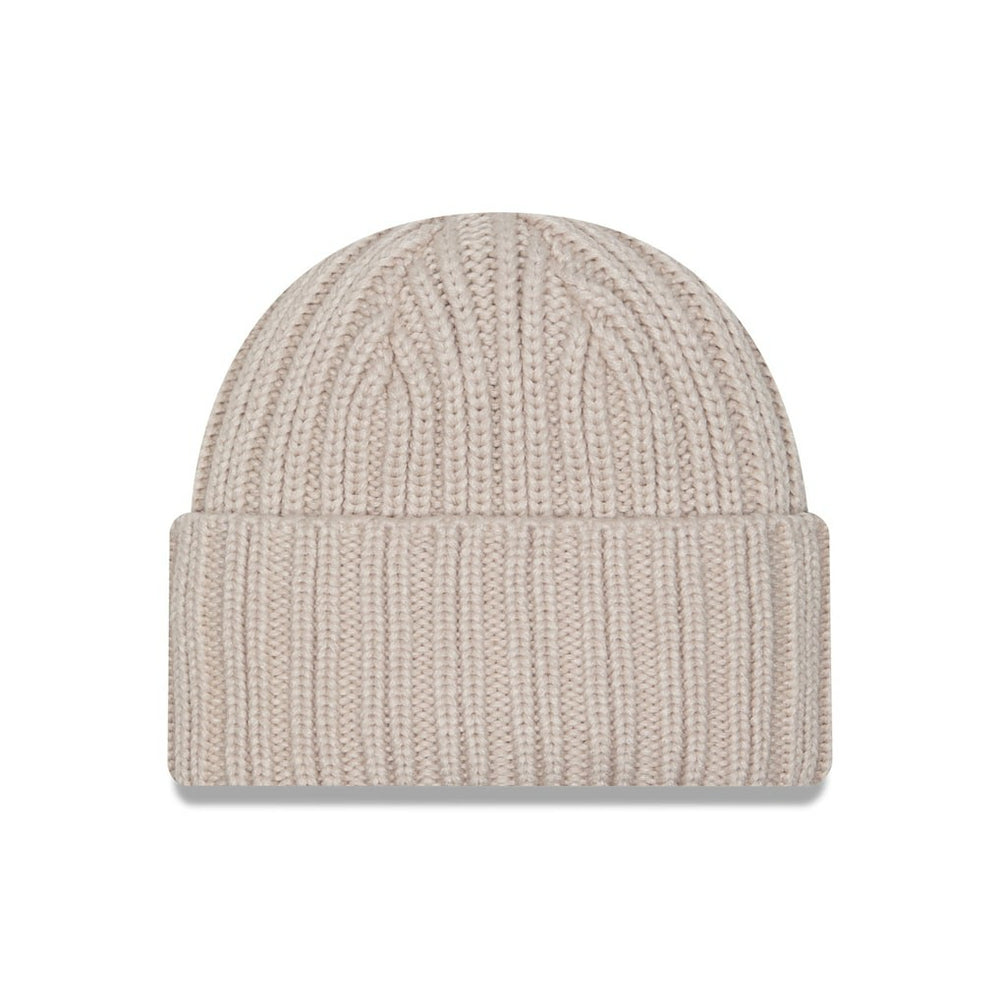 Dallas Cowboys New Era Logo Applique Cuffed Knit Hat - Light Beige Hats