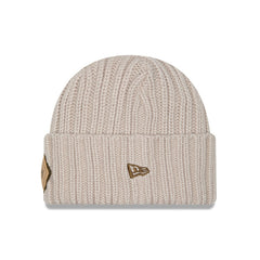 Dallas Cowboys New Era Logo Applique Cuffed Knit Hat - Light Beige Hats