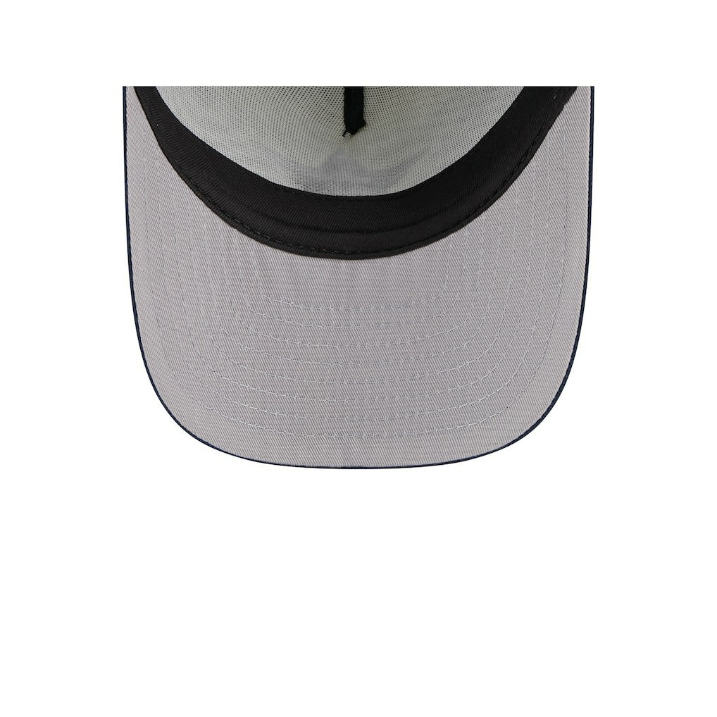 Dallas Cowboys New Era Banner A-Frame 9FIFTY Snapback Hat - Cream/Navy Hats