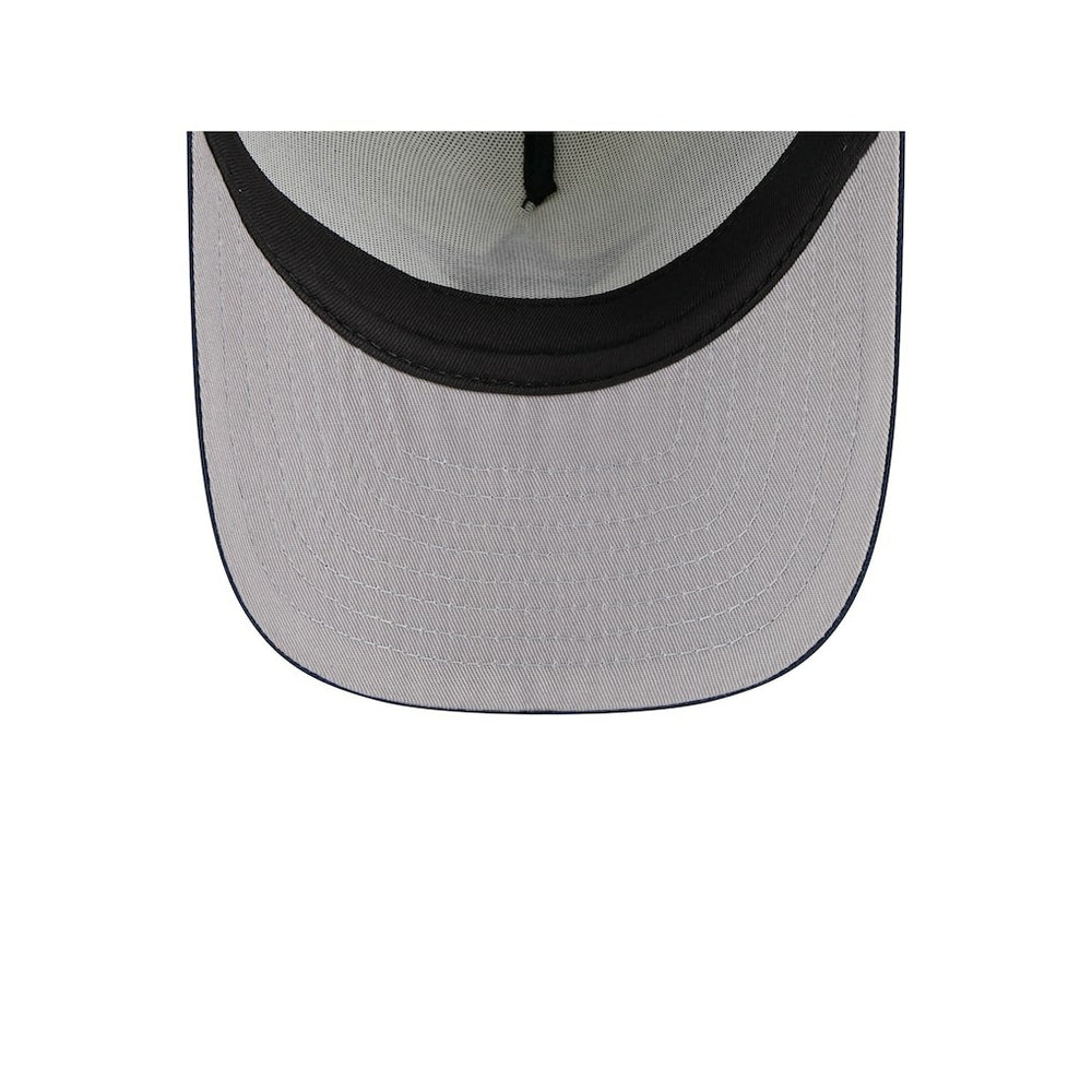 Dallas Cowboys New Era Banner A-Frame 9FIFTY Snapback Hat - Cream/Navy Hats
