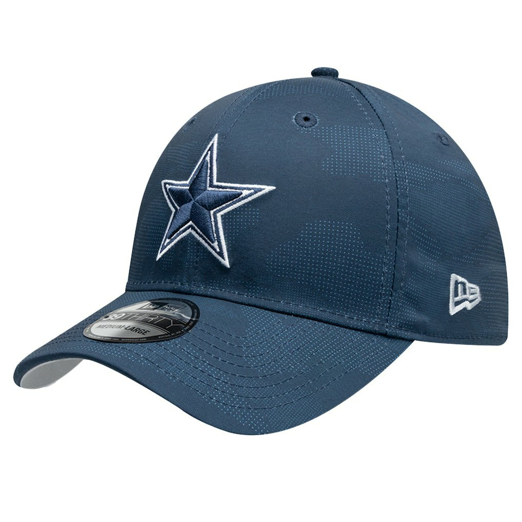 Dallas Cowboys New Era Tonal Camo 39THIRTY Flex Hat - Navy Hats