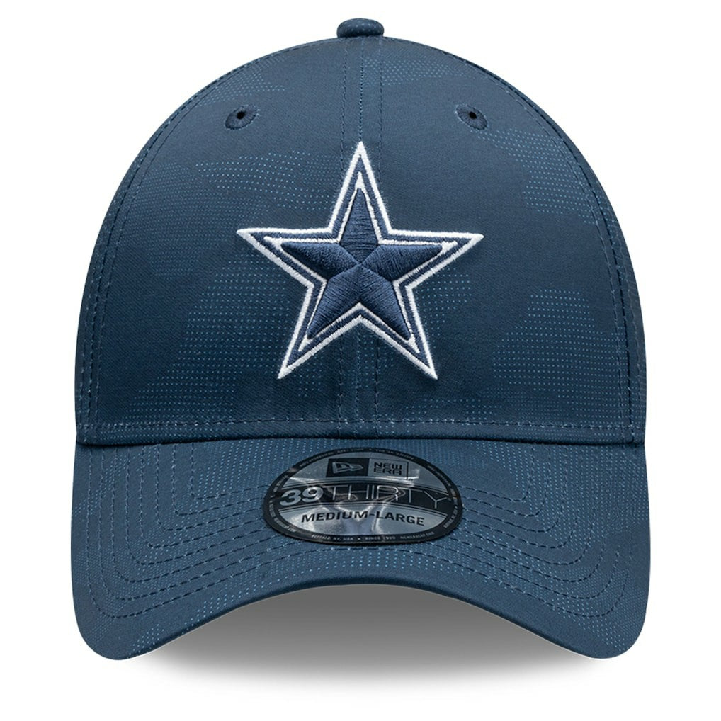 Dallas Cowboys New Era Tonal Camo 39THIRTY Flex Hat - Navy Hats