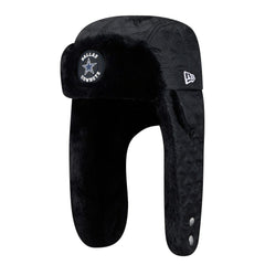 Dallas Cowboys New Era Quilted Trapper Hat - Black Hats