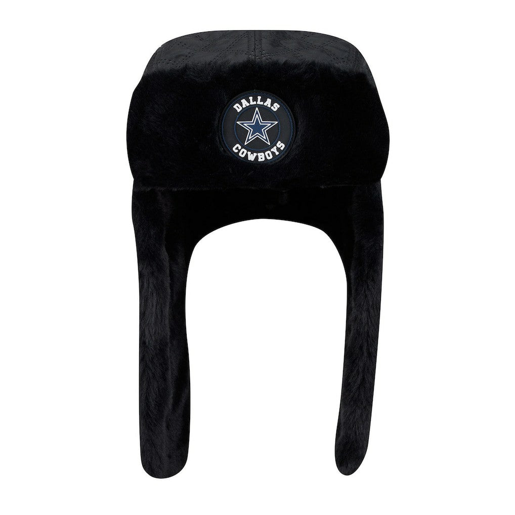 Dallas Cowboys New Era Quilted Trapper Hat - Black Hats