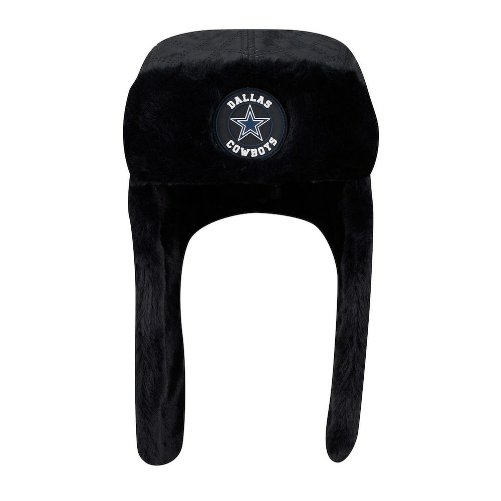 Dallas Cowboys New Era Quilted Trapper Hat - Black Hats