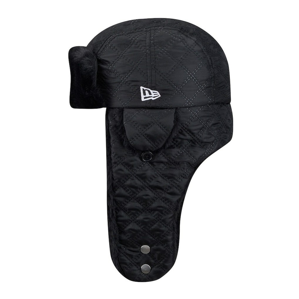 Dallas Cowboys New Era Quilted Trapper Hat - Black Hats