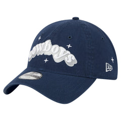 Dallas Cowboys New Era Girls Youth Cheer 9TWENTY Adjustable Hat - Navy Hats
