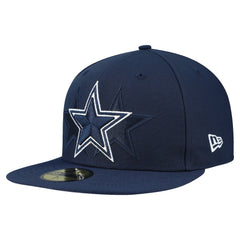 Dallas Cowboys New Era Tri-Hit 59FIFTY Fitted Hat - Navy Hats