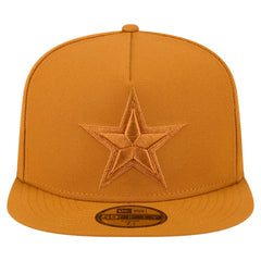Dallas Cowboys New Era Color Pack A-Frame 59FIFTY Fitted Hat - Brown Hats
