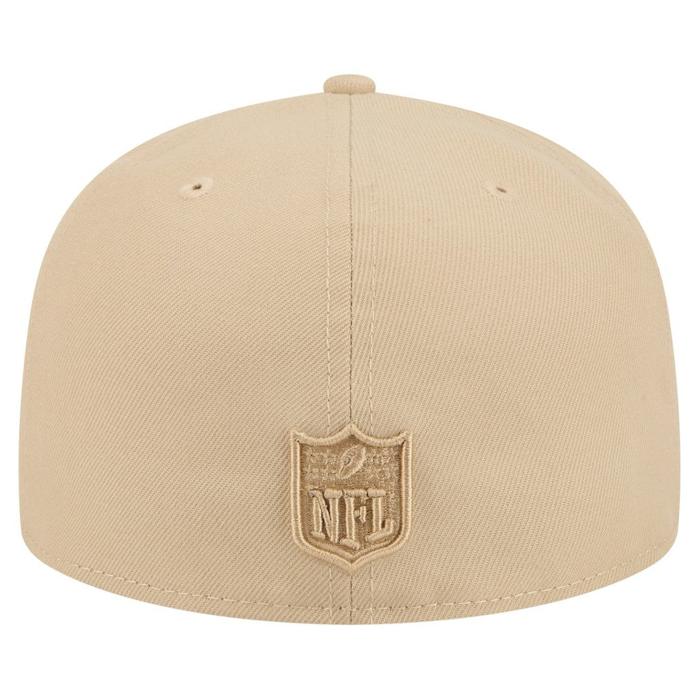 Dallas Cowboys New Era Color Pack A-Frame 59FIFTY Fitted Hat - Light Beige Hats