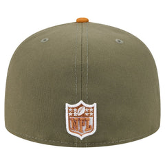 Dallas Cowboys New Era 2-Tone Color Pack A-Frame 59FIFTY Fitted Hat - Olive/Brown Hats