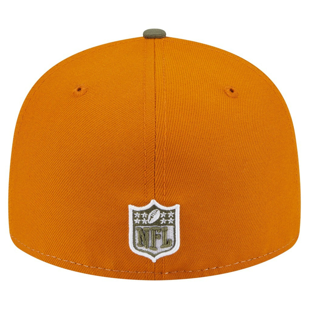 Dallas Cowboys New Era 2-Tone Color Pack Split Panel 59FIFTY Fitted Hat - Olive/Brown Hats