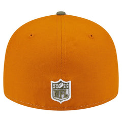 Dallas Cowboys New Era 2-Tone Color Pack Split Panel 59FIFTY Fitted Hat - Olive/Brown Hats