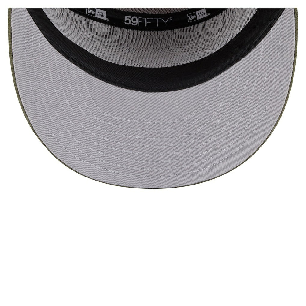 Dallas Cowboys New Era 2-Tone Color Pack Split Panel 59FIFTY Fitted Hat - Olive/Brown Hats