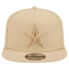 Dallas Cowboys New Era Color Pack A-Frame 9FIFTY Snapback Hat - Light Beige Hats