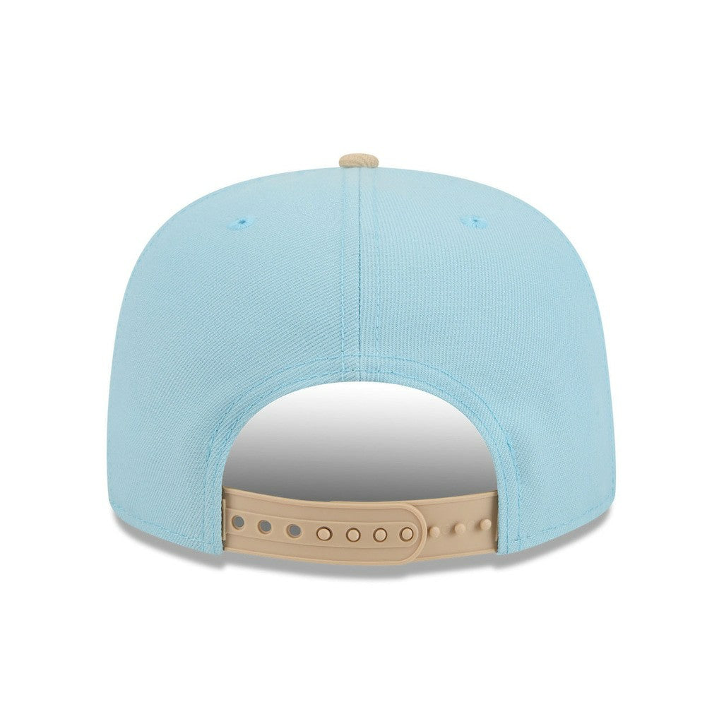 Dallas Cowboys New Era Two-Tone Color Pack A-Frame 9FIFTY Snapback Hat - Light Blue/Brown Hats