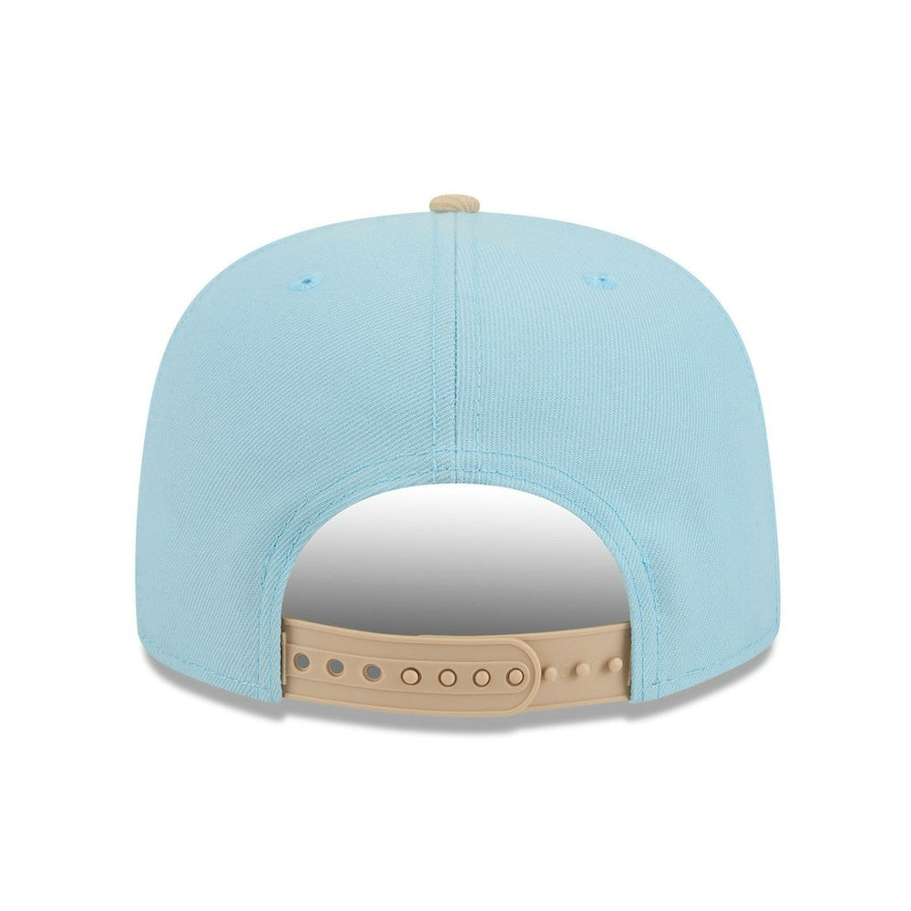 Dallas Cowboys New Era Two-Tone Color Pack A-Frame 9FIFTY Snapback Hat - Light Blue/Brown Hats
