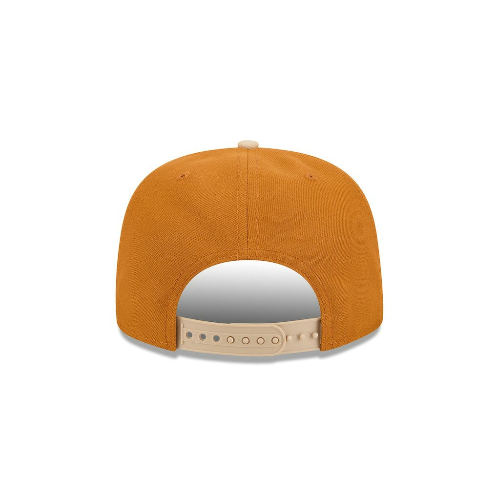 Dallas Cowboys New Era Two-Tone Color Pack A-Frame 9FIFTY Snapback Hat - Brown/Light Beige Hats