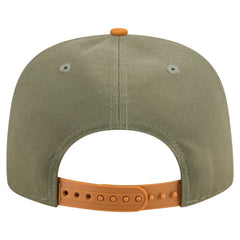 Dallas Cowboys New Era Two-Tone A-Frame 9FIFTY Snapback Hat - Olive/Brown Hats
