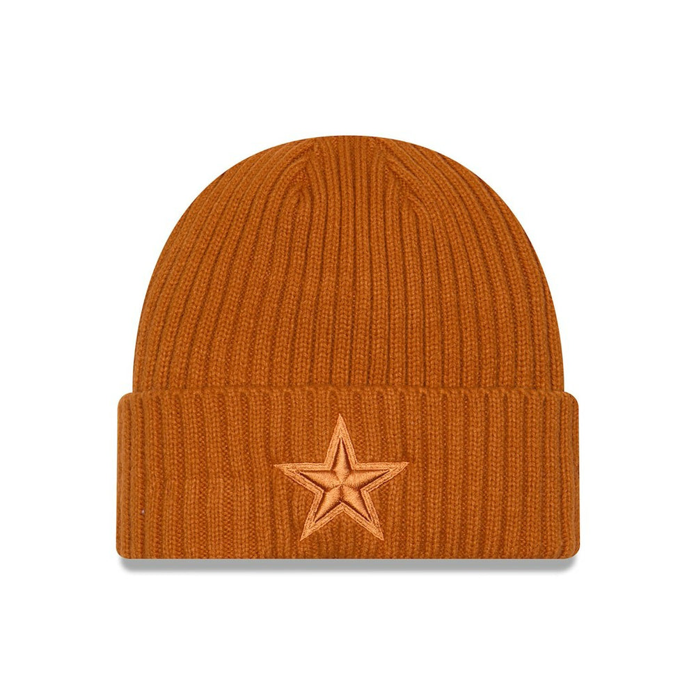 Dallas Cowboys New Era Color Pack Cuffed Knit Hat - Brown Hats